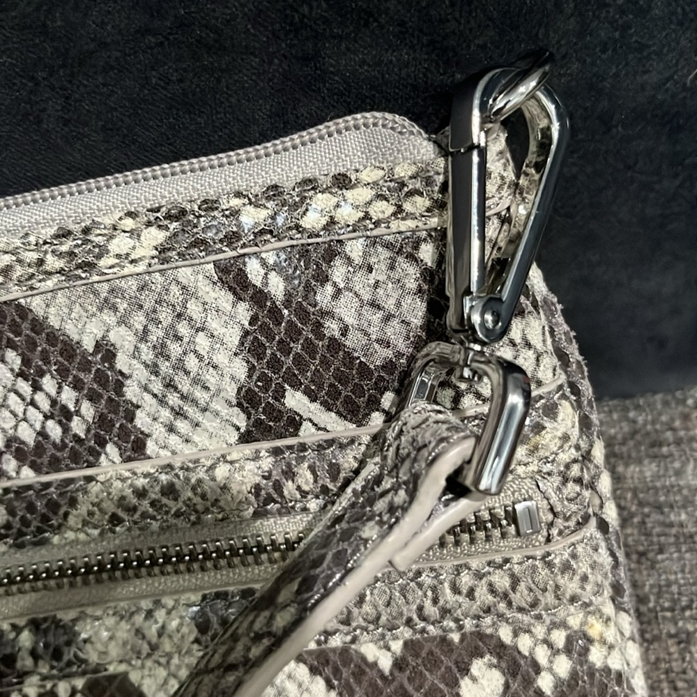 Euc Calvin Klein Python Leather Crossbody - image 5